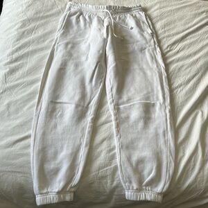 TNA White Boyfriend Sweatpant